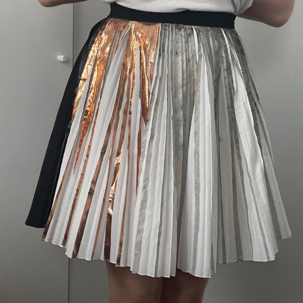 Proenza Schouler Foil Print Skirt